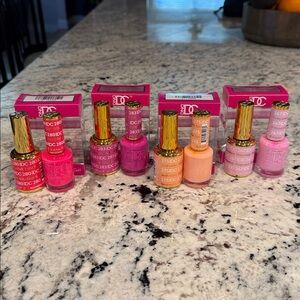 NEW Daisy DND DC Nail Gel & Lacquer 4 Pack Bundle